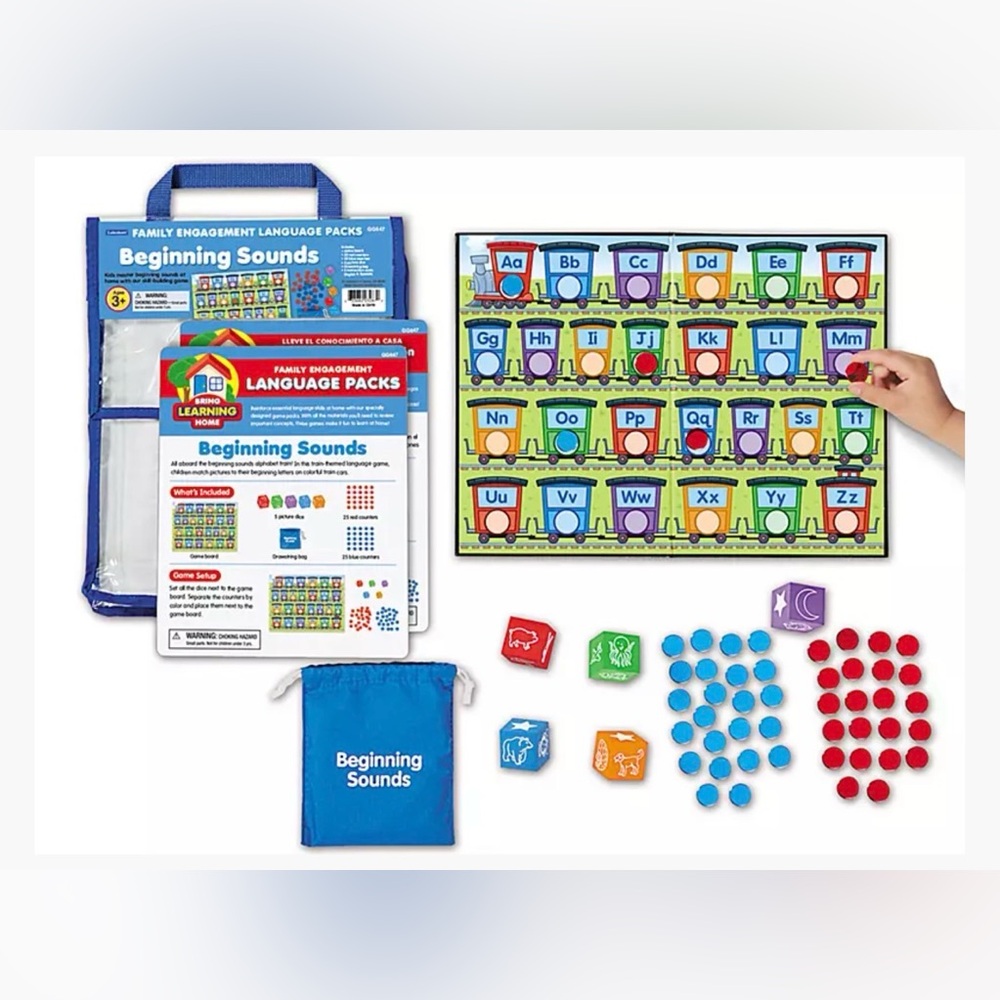 New Lakeshore ’Beginning Sounds’ Family Engagement Language Pack